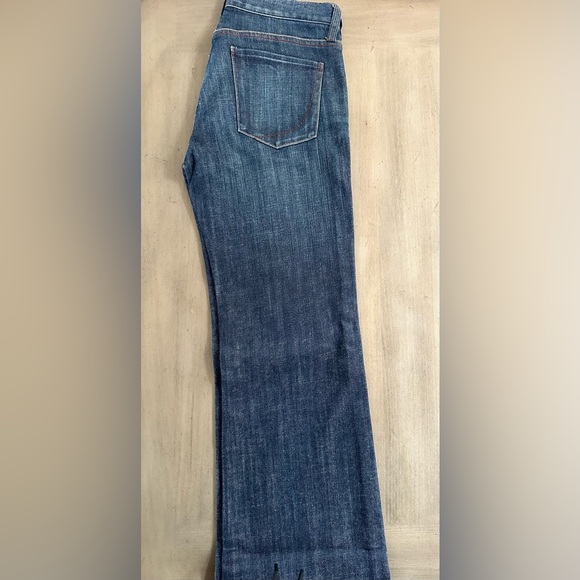 Paper Denim & Cloth Trouser Leg Dark Wash Jean Size 0/25 - Picture 3 of 6